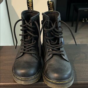 Dr. Martens Black Kids Boots